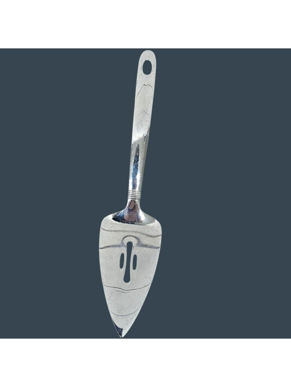 Oneida Stainless Steel Pie Server With Slotted Blade And Polished Handle